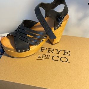 Frye Greta Woven Clog, size 6.5